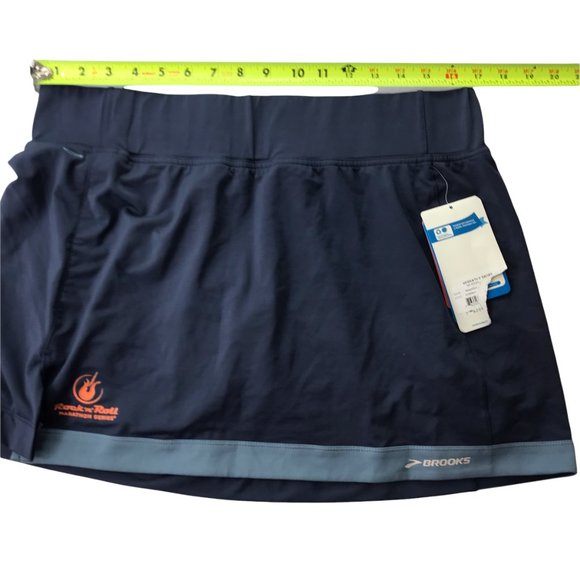 New NWT Brooks Running Skirt Rock n Roll Marathon Women's XL VERSATILE SKORT - Picture 3 of 10